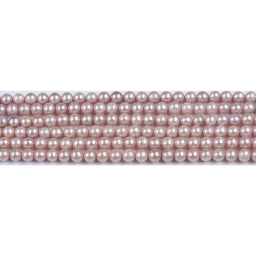 8-9mm Wholesale Loose Round Purple Freshwater Pearl For Jewelry