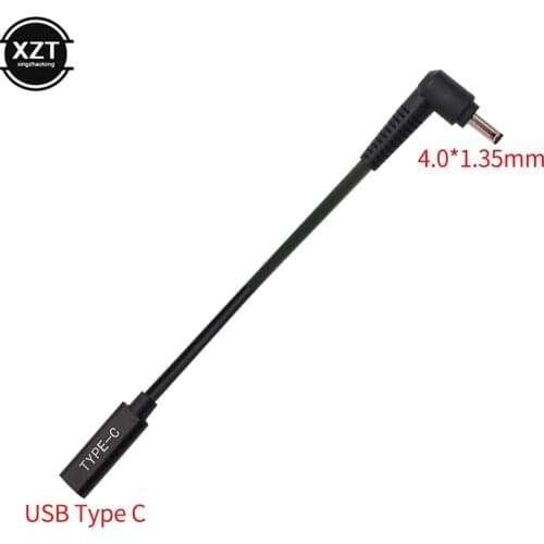 DC Power Adapter 4.0x1.35mm Male Plug to USB Type C Female Connector with Cabe Cord for Asus Zenbook UX21A UX31A UX32A