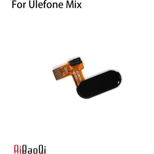AiBaoQi Original Brand New Ulefone Mix Fingerprint Sensor Home Button Flex Cable Replacement For Ulefone Mix cell phone