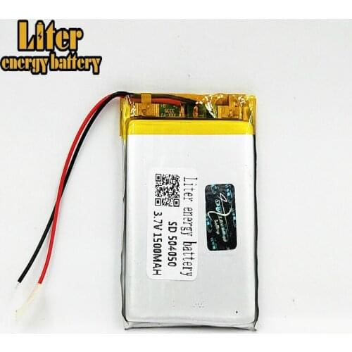 Rechargeable battery 3.7V 1500mAh lithium polymer battery 504050 MP3 MP4 navigation instruments small toys and other products