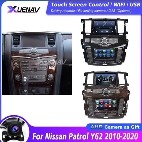 Car stereo Radio player For Nissan Patrol Y62 2010 2011 2012 2013 2014 2015 2016 2017 2018 2019 2020 car auto multimedia player
