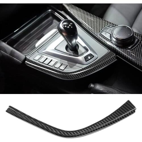 For BMW - carbon fiber shift plate, hand brake handle, l-belt beautifier