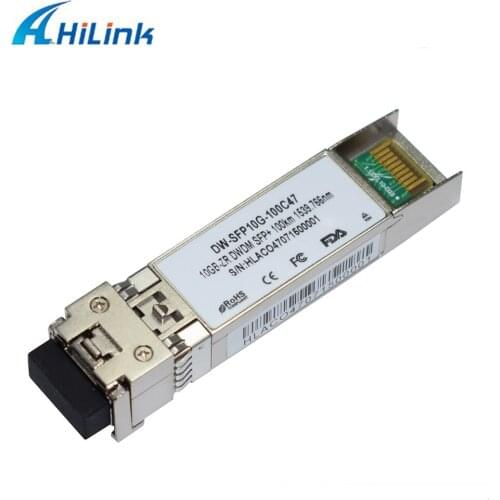 Duplex LC 10G C Band C17-C61 15xx.xxnm 100km DOM DWDM SFP