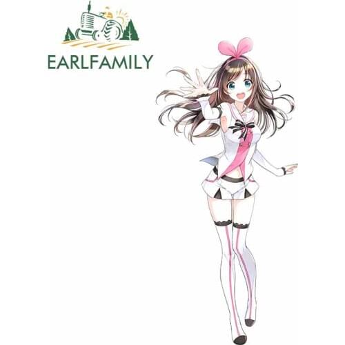 EARLFAMILY 13cm x 6.1cm For Anime Car Sticker Car Accessories Decal Vinyl Material Waterproof Motorcycle Occlusion Scratch