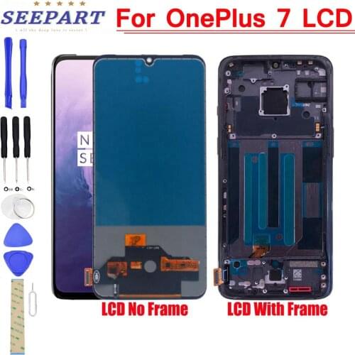 TFT Quality LCD 6.41'' Screen OnePlus 7 LCD Display Screen Touch Panel Digitizer OnePlus7 New Replacement Parts One Plus 7 LCD