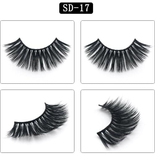 Xinleyong Real Mink Eyelashes 3D Natural False Eyelashes 3d Mink Lashes Soft Eyelash Extension