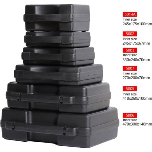 Portable Plastic Tool Case Safety Protection Equipment Instrument Case Dry Box Impact resistant Outdoor Box with Pre-cut Foam