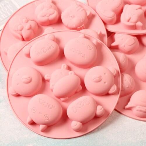 Pastry Tools Decoration Mold Bakeware Cartoon Mousse Cooking Mould Home Silicone Chocolate Molde De Hornear Baking Tray 60AA01