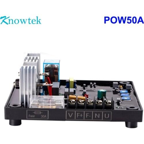 Universal AVR 35A Automatic voltage regulator POW50A for brush and brushless generator Alternator volt regulation