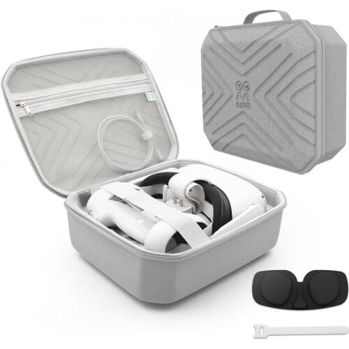 VR Gaming Glasses EVA Storage Bag Anti-scratch Shockproof Semi-waterproof Case Game Accessories Package For Oculus Quest