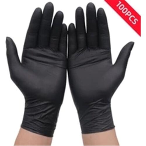 100pcs Disposable Gloves Nitrile guantes XL Dishwashing/Kitchen/Work/Rubber/Garden Gloves Universal For Left And Right Hand