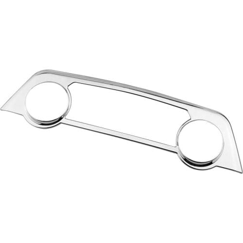 Car Chrome Center Console AC Switch Button Panel Trim Air Condition Vent Control Cover Fit for Toyota RAV4 RAV 4 2013 - 2018