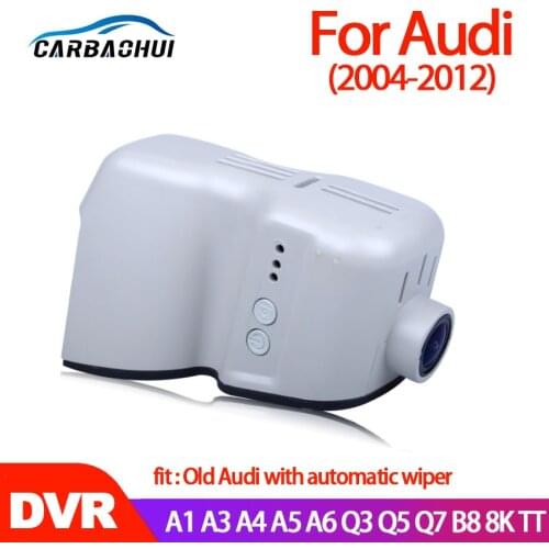 Car DVR Driving Video Recorder Front Dash Camera For Audi A1 A3 A4 A5 A6 A7 Q3 Q5 Q7 B8 8K TT 2004-2012 Night vision full hd