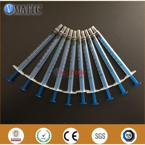 Free Shipping Non Sterilized 1ml/cc Dispensing Plastic Liquid Dispenser Manual Syringe