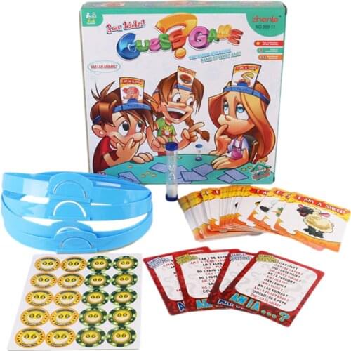 Game The Quick Question of What am I Cards Board Funny Gadgets Children-parent Interesting Guess Who Novelty Toys