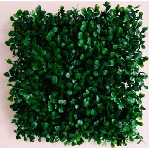 Artificial Turf Artificial Grass Mat Pet Food Mat 9.8"x9.8" Plastic Fish Tank Fake Grass Lawn Micro Landscape 15pcs/lot