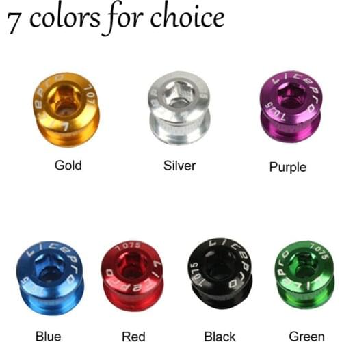 Litepro MTB Bike Chainring Bolt Single Speed Disc super light Chainwheel Screw Aluminum Alloy for Mountain/Road Bicycle Crankset