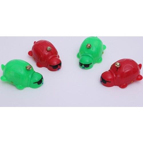 Small lighting toy Electric Funny Interesting Child Birthday Gift Pull The Turtle Blinking Car Toys Plastic Children Small