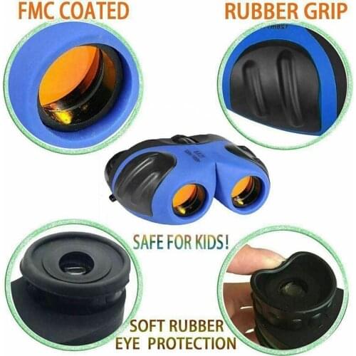 8x21 Paul Mini Binoculars Handheld Optical Childrens Telescope Portable Compact Outdoor High Magnification Light Night Vision