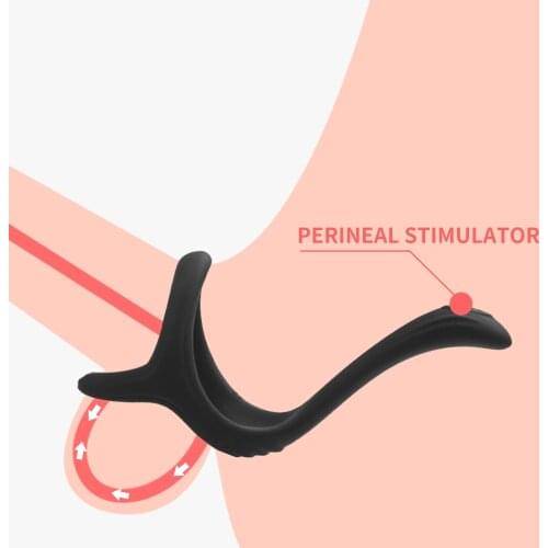 Soft Silicone Penis Ring Delayed Ejaculation Cock Ring Sex Shop Male Masturbation Tool Clitoral Stimulator Sex Toys for Couple