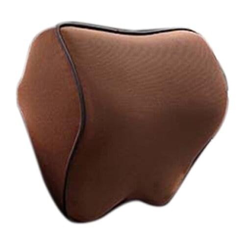 Car Seat Headrest Space Memory Foam Pillow Breathable Removable Cover Auto Neck Support Cushion Pad