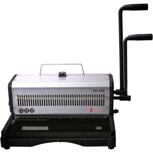 Manual heavy duty iron ring binding machine desk calendar calendar bookbinding machine 40 hole punching machine 33cm