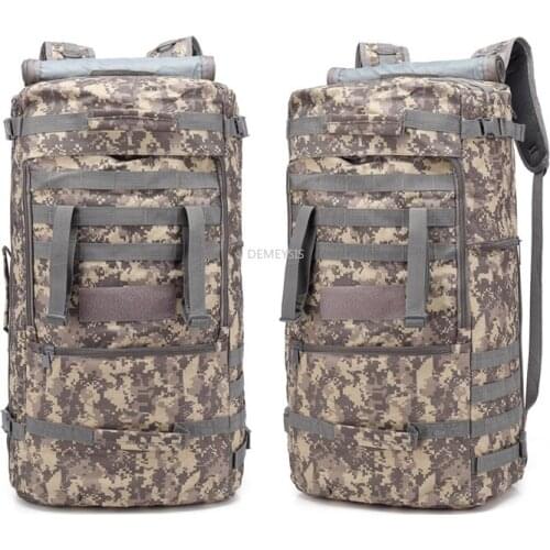 Waterproof Outdoor Hiking Backpack Large Capacity 60L Professional Mountaineering Bags Tactical Training Climbing Bags Backpack