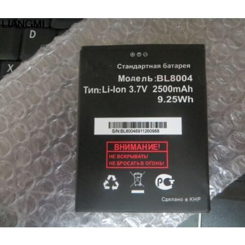High Quality For FLY BL8004 New Mobile Phone Lithium Original 2500mAh Battery Replacement Parts with phone stander