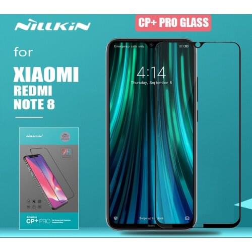 For Xiaomi Redmi Note 8 Glass Nillkin CP+ Full Cover 2.5D Tempered Glass Screen Protector for Xiaomi Redmi Note 8 HD Glass Film