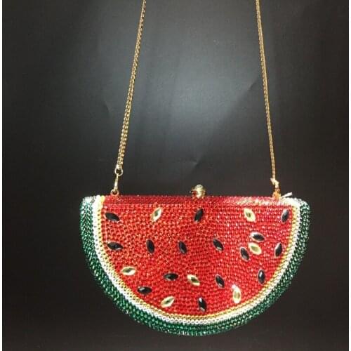 XIYUAN Women red Clutch Bag Rhinestone Wedding Clutch Purse Luxury Womens Party Purse and Handbags Wallets Elegant Shoulder Bag