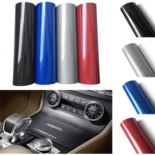 30x152cm 5D High Glossy Carbon Fiber Vinyl Film Car Styling Wrap Motorcycle Car Styling Accessories Interior Carbon Fiber Film