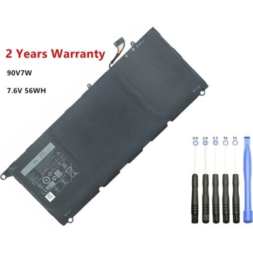 ZNOVAY Laptop Battery 7.6V 56WH 6710mAh JHXPY 5K9CP JD25G 090V7W For DELL Notebook Battery 90V7W