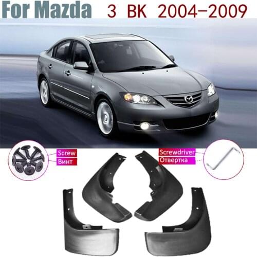 Fender Mud Guard Flap Splash Flaps Mudguards Accessories Car Mudflaps For Mazda 3 BK Sedan Saloon 2009 2008 2007 2006 2005 2004