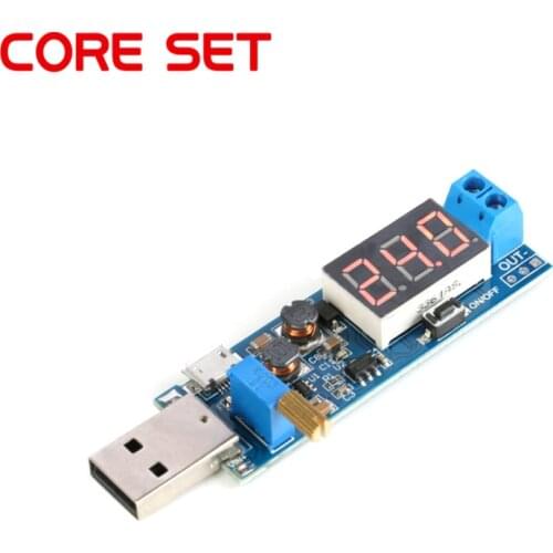 DC-DC 5V to 1.2V-24V USB Step UP/Down Power Supply Module Adjustable Converter Buck-boost Power Regulator Module