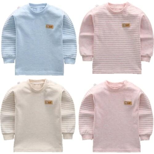 Children Girls Boys Clothing Toddler Kids Long Sleeves T-shirts for Girls Boys Tops Tees Baby T Shirt Casual Clothes