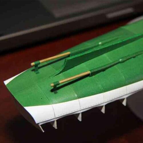 DIY Papercrafts Ship Paper Model Toy 1:100 Polish Model DIY Paper Ferry Toy Paper Model Boat Educational Handmade Toy K8N7