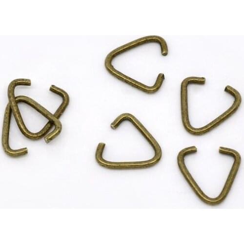 DoreenBeads 500 Bronze Tone Ice Pick Pendants Pinch Bails 10x9mm