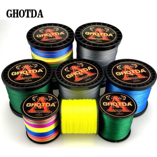 GHOTDA 300M 9 strands braided fishing line 0.16mm-0.59mm 20-108lb Multifilament Braid Wire