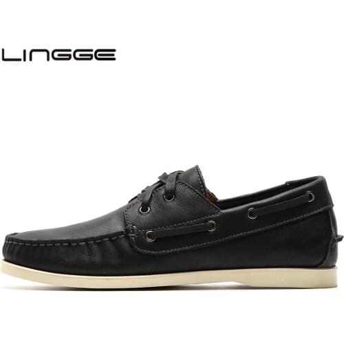 LINGGE Mens Oxfords