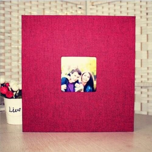 Dormer Linen Self-Adhesive Film DIY Photo Album Wedding Album Retro Family Large-Capacity Photo Album Handmade Creative Gifts