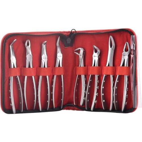 Minimally invasive dental extraction forceps set, dental extraction forceps, dental extraction equipment, dental equipment, oral