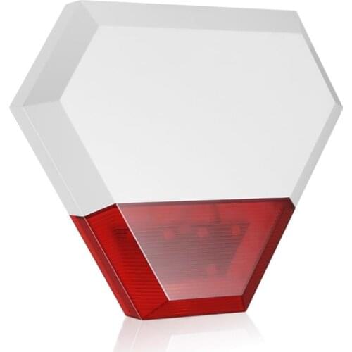 Outdoor Wireless Flashing Strobe Siren Light Siren For Home Burglary Intrusion Alarm System Home Security