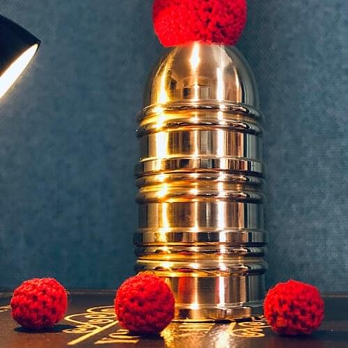 Unreal Cups and Balls (Mini) Jimmy Fan Gimmick Magic Tricks Balls Appearing/Disappearing Magia Close Up Illusion Stage Magic Fun