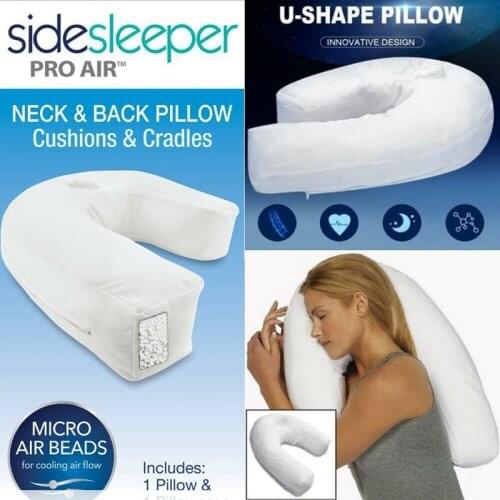Newest Hot U-Shaped Pillow High Plus Side Sleeper Pillow Sleep Buddy Waist Support Pillow