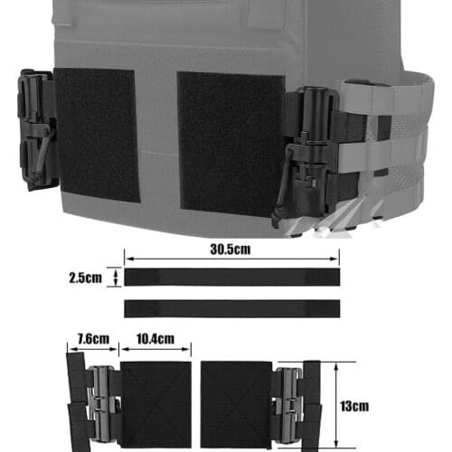 MOLLE System Hunting Armor Tactical Vest CPC 6094 JPC Quick Release Fastener Accessories Black