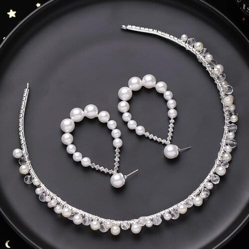 Pearl Hair Hoop Headband Hair Accessories For Women Tiara Hairband Wedding Accessories