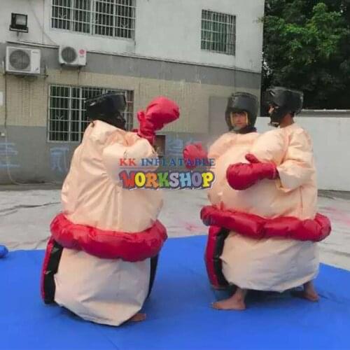 Durable pvc sumo suit costume sumo foam inflatable suit