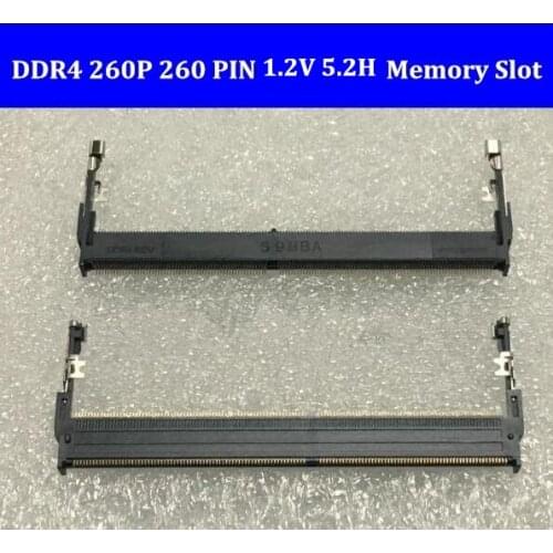 High quality Foxconn DDR4 260P 260 pin 1.2V 5.2H Connectors Laptop Memory Slot Sockets 260pin opposite direction