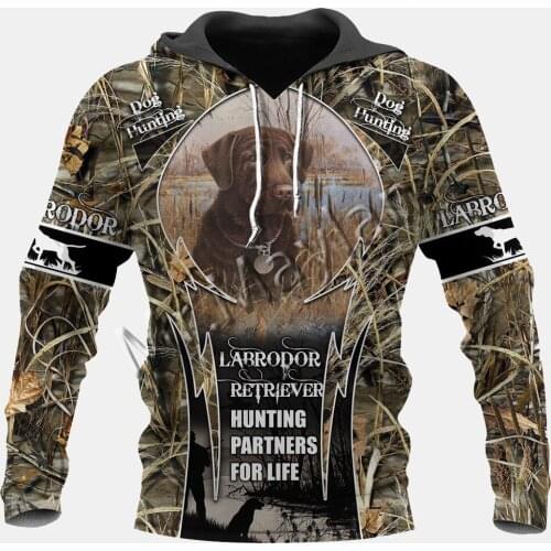 Fashion Animal Labrodor Hunting Dog Colorful Menwomen Tracksuit 3D Print Casual Hip Hop Hoodie /Sweatshirt /Jacket/ Harajuku S-1