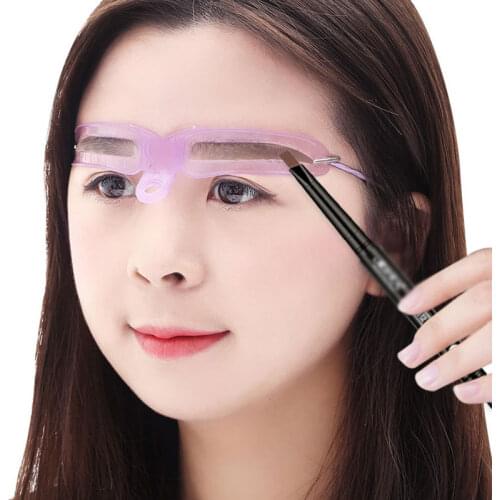 Eyebrow Template 8 Different Line Eyebrow Grooming 8 In 1 Eyebrow Shaper Makeup Makeup Tool Eyebrow Stencils Makeup Tool
